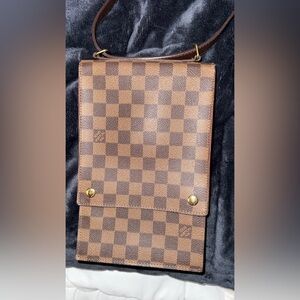 Vintage Louis Vuitton Shoulder Bag in Damier Ebene. Price drop + Free shipping
